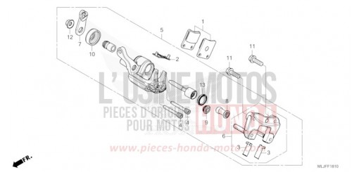 MACHOIRE DE FREIN DE PARKING GL1800BDS de 2025